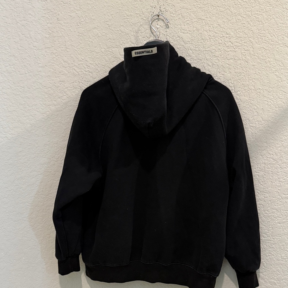 Essentials Black Essentials Hoodie Medium - image 9
